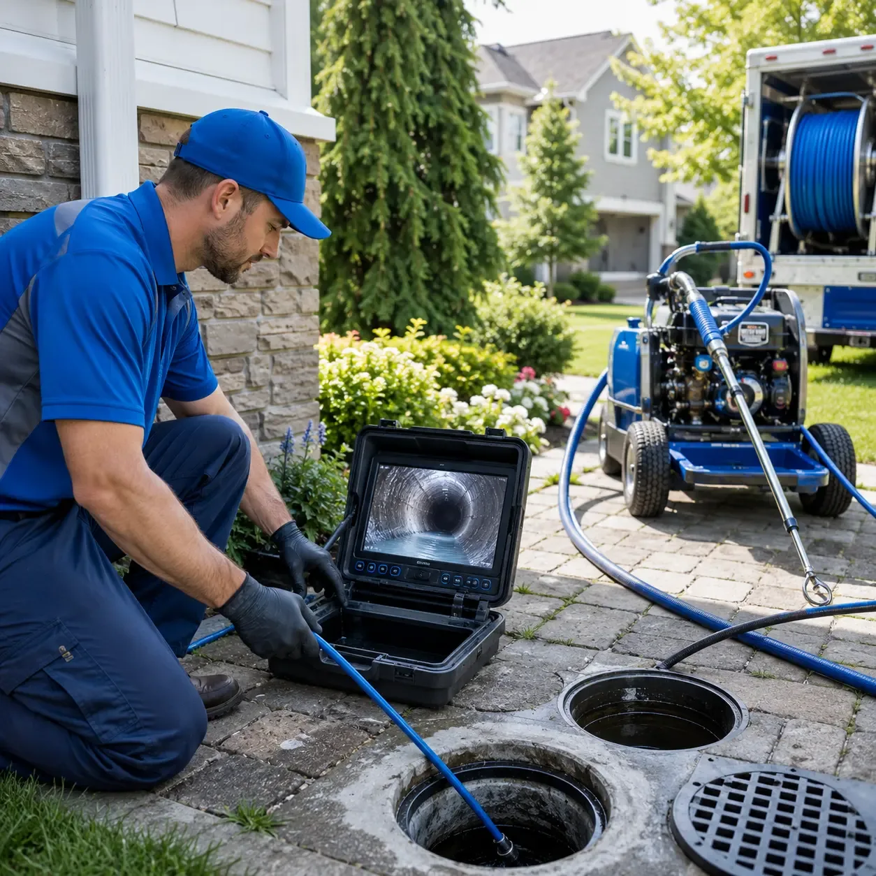 Outdoor drain cleaning professionals serving Big Oak Flat, CA